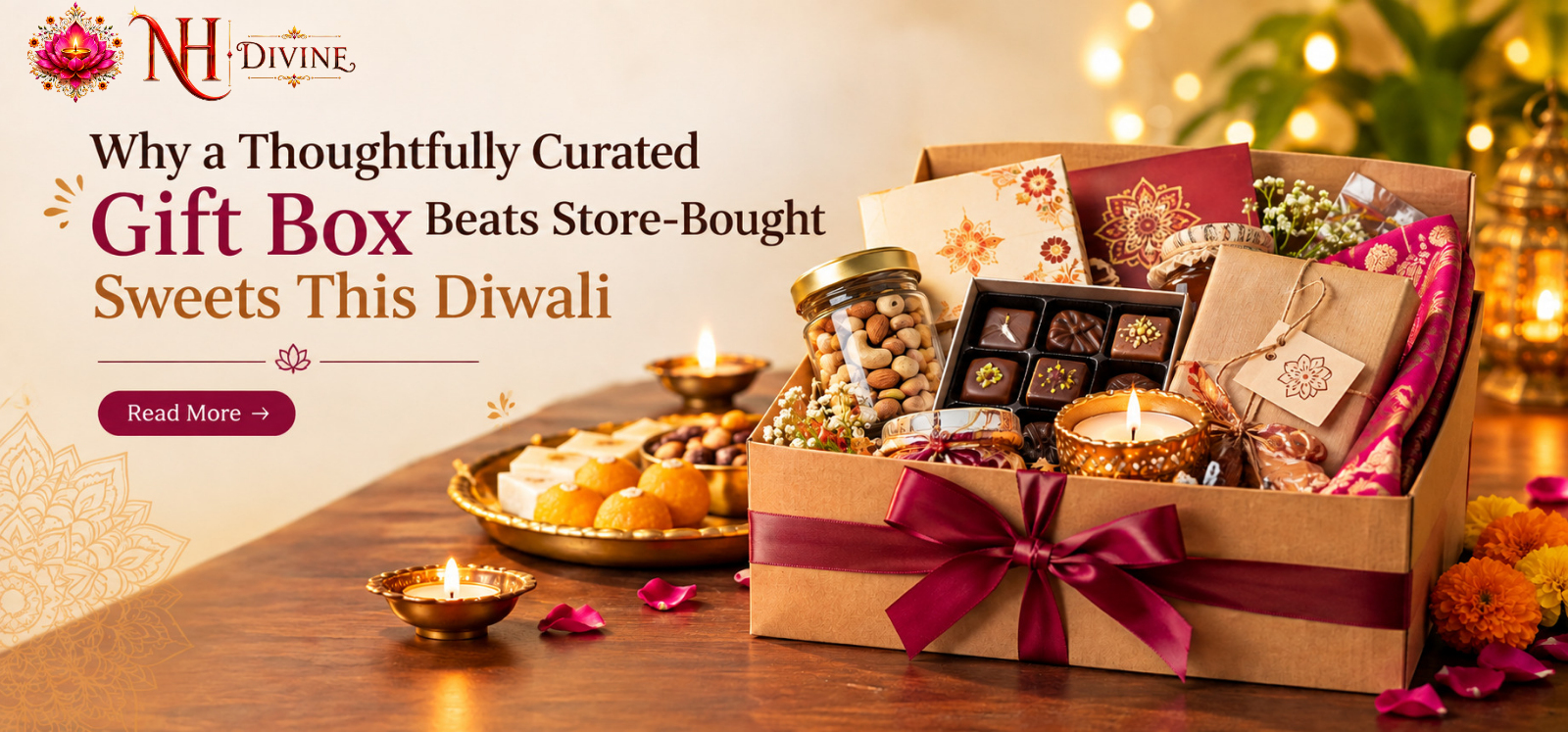Why a Thoughtfully Curated Gift Box Beats Store-Bought Sweets This Diwali